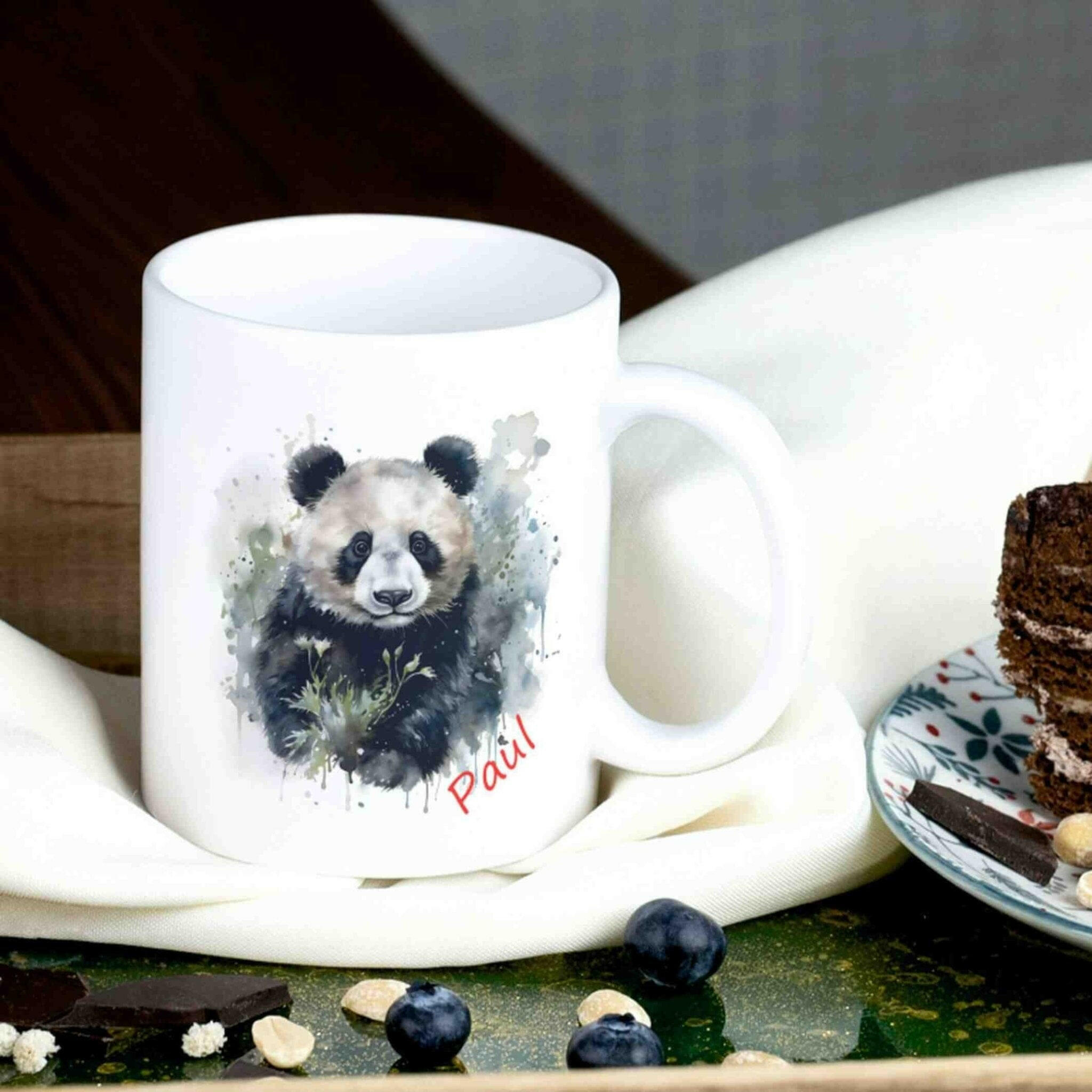 Personalisierte Tasse Panda.