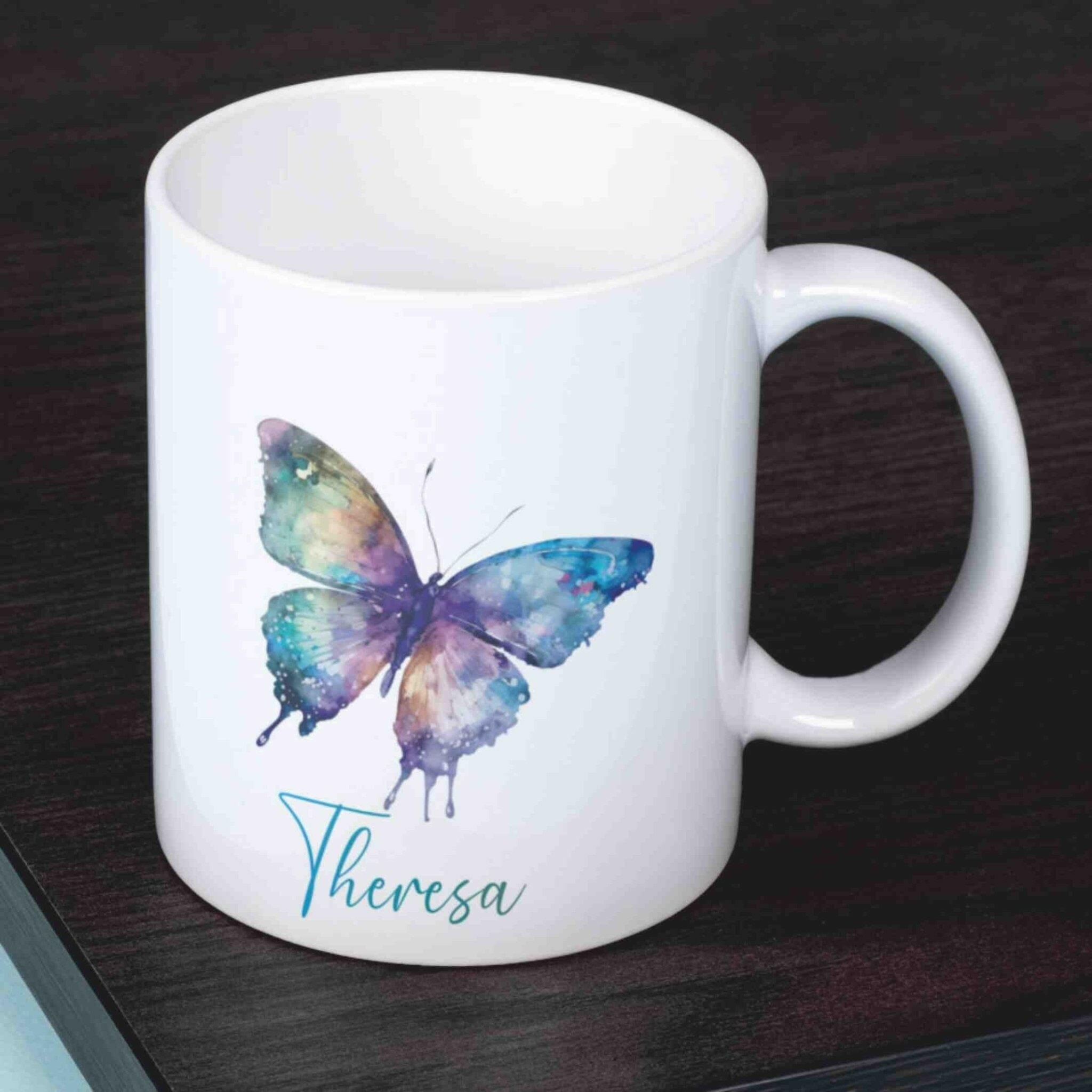 Personalisierte Tasse Schmetterling (2).