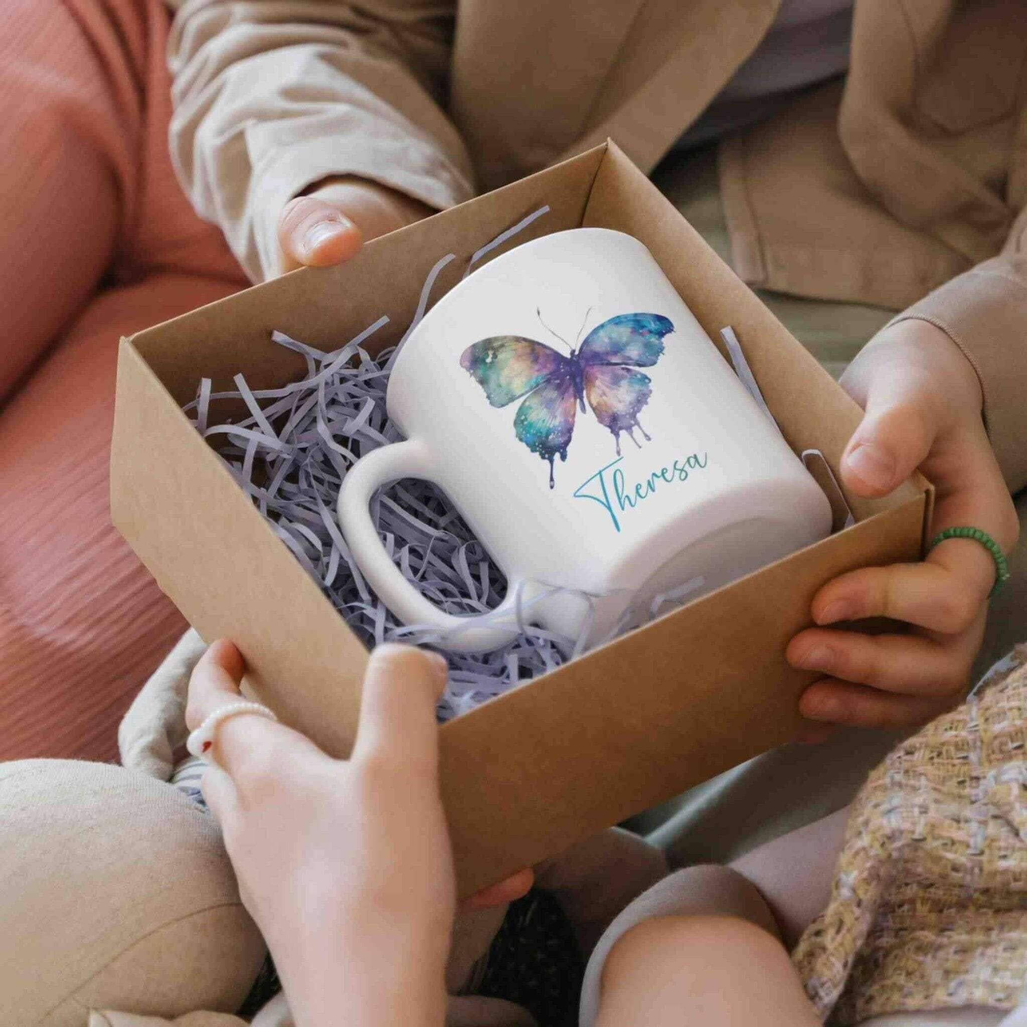 Personalisierte Tasse Schmetterling (2).