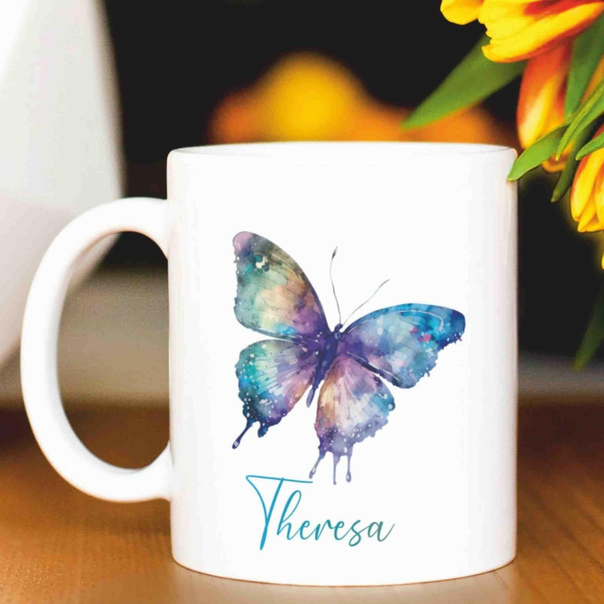 Personalisierte Tasse Schmetterling (2).