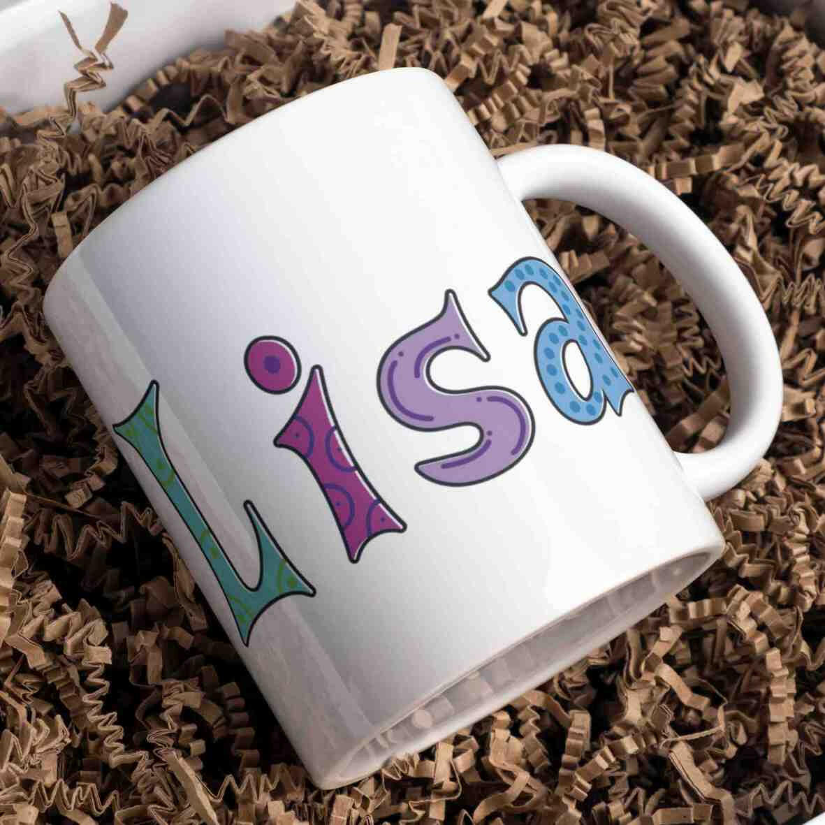 Personalisierte Tasse Schulkind 2024.