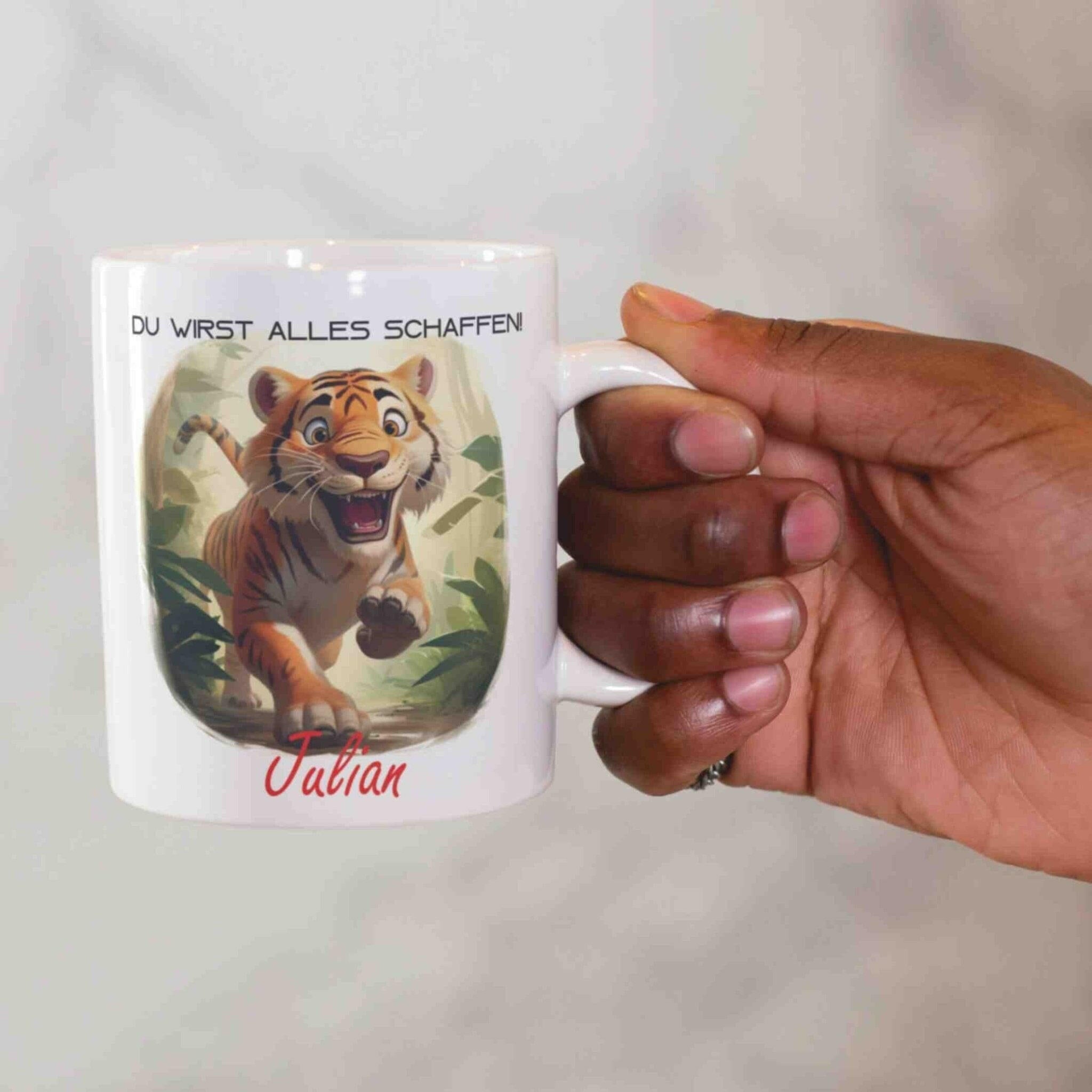 Personalisierte Tasse Tiger.