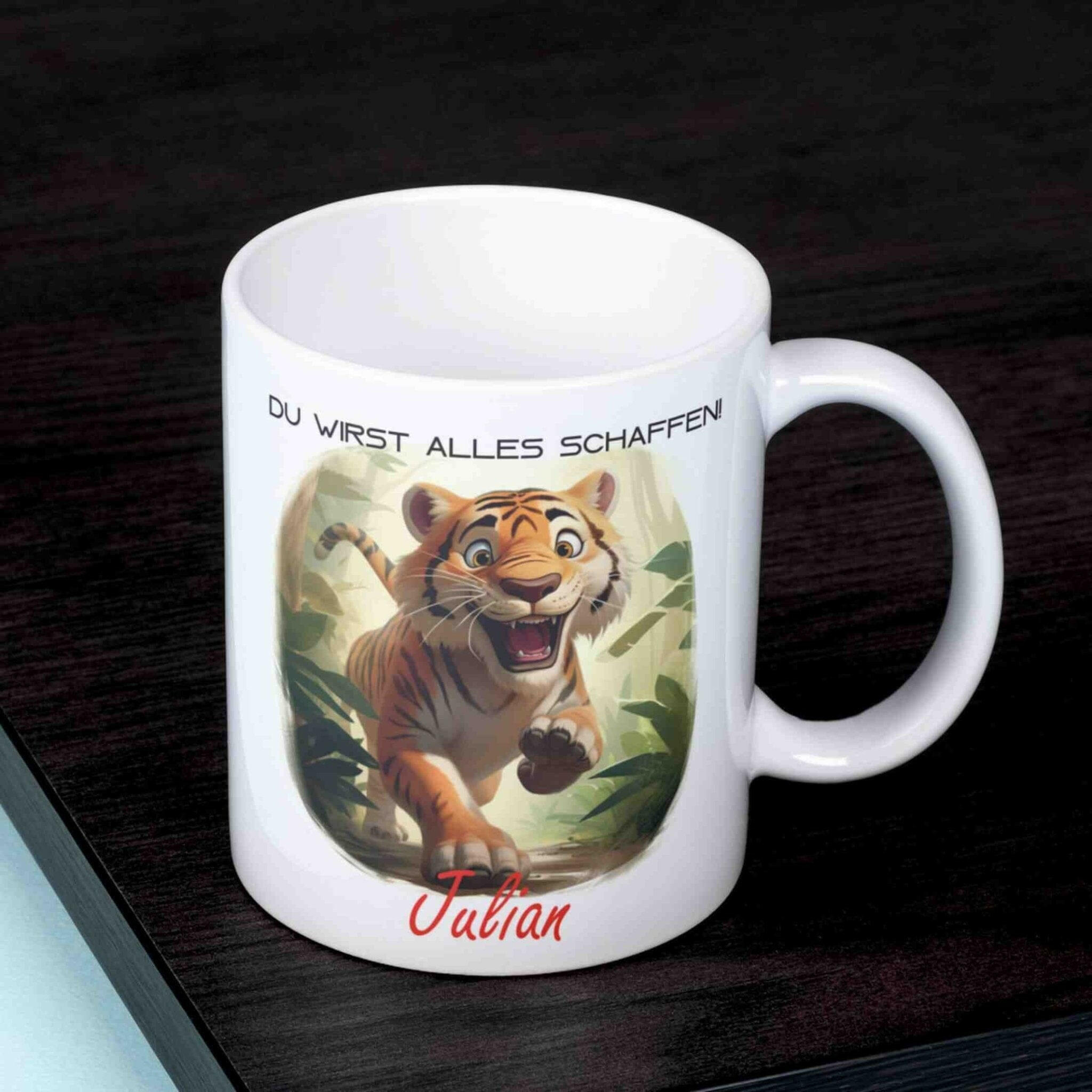 Personalisierte Tasse Tiger.