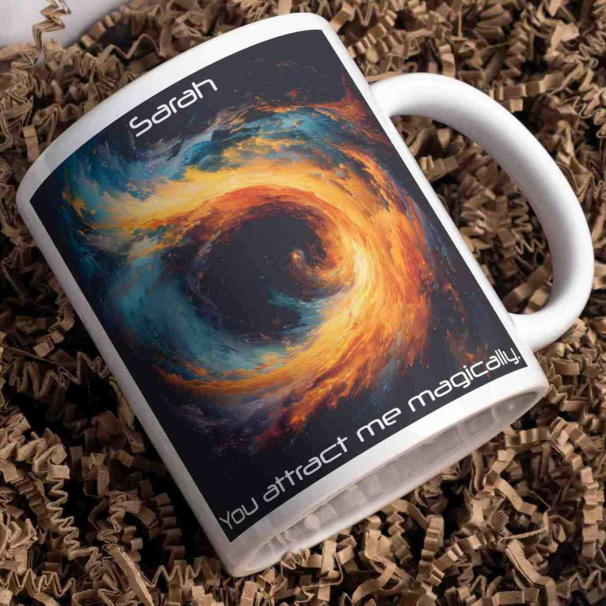 Personalisierte Tasse You Attract Me.