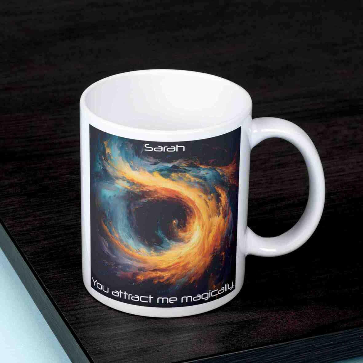 Personalisierte Tasse You Attract Me.