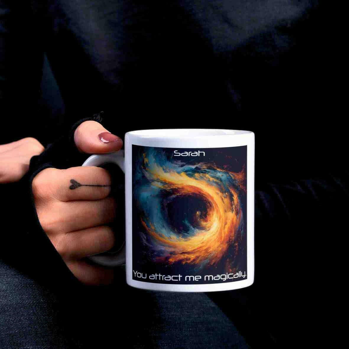 Personalisierte Tasse You Attract Me.