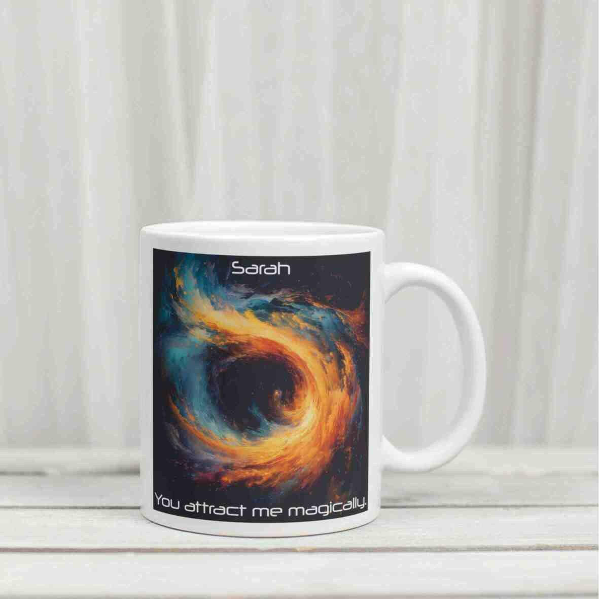 Personalisierte Tasse You Attract Me.