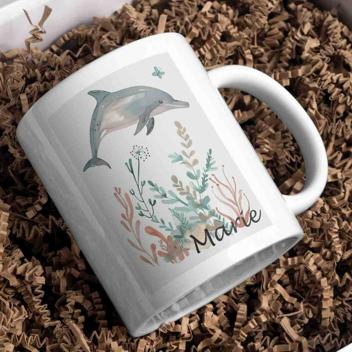 Personalisierte Tasse Delfin 2.