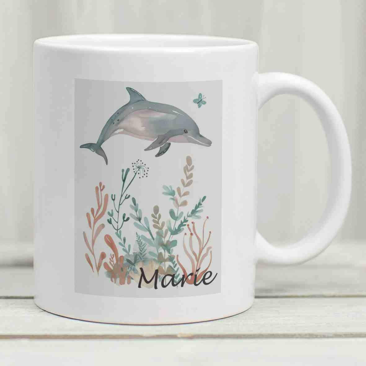 Personalisierte Tasse Delfin 2.