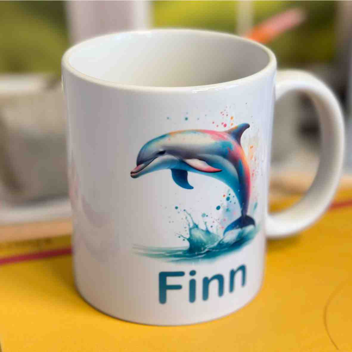 Personalisierte Delfin Tasse Kinder