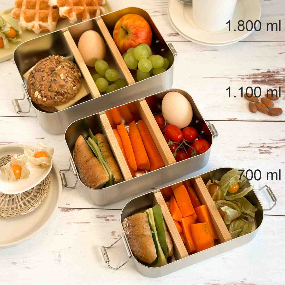 Personalisierte Brotdose mit Schulrucksack – Geschenk zur Einschulung