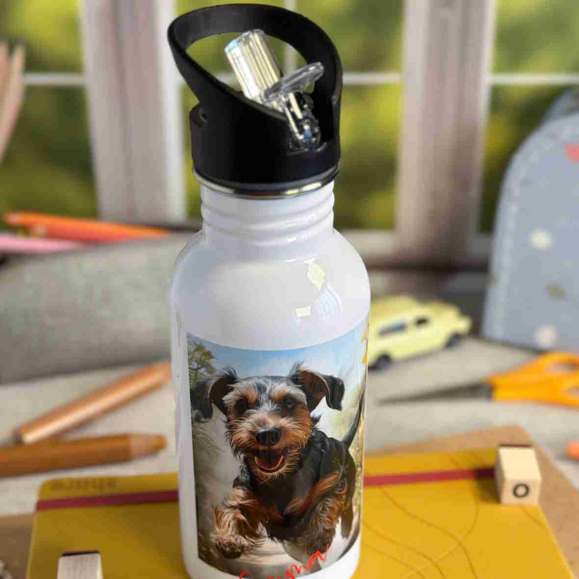 Trinkflasche Edelstahl Hund – Emma