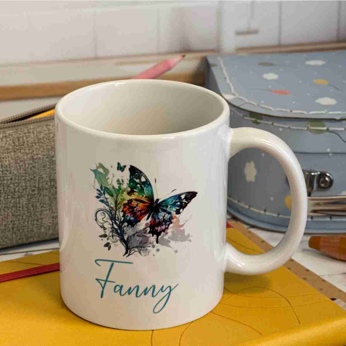 Tasse Keramik Schmetterling – Fanny
