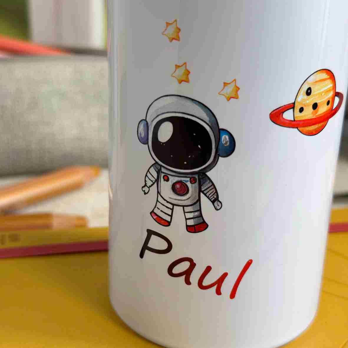 Trinkflasche Edelstahl Astronaut – Paul