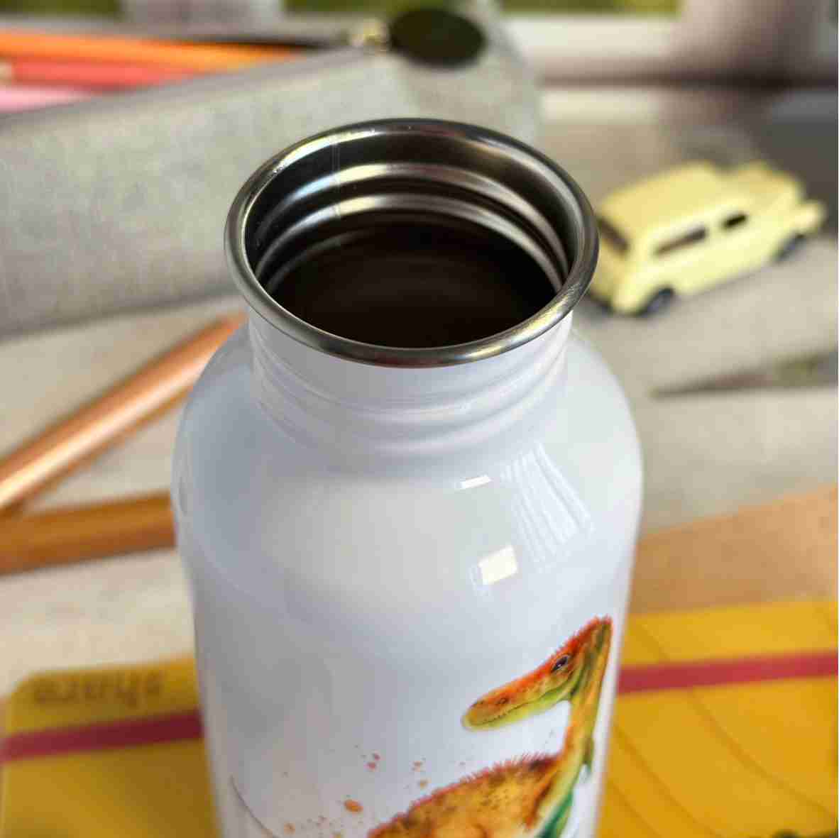 Trinkflasche Edelstahl Dinosaurier – Leon