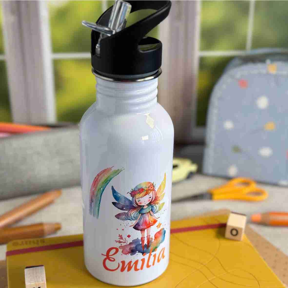 Trinkflasche Edelstahl Fee – Emilia
