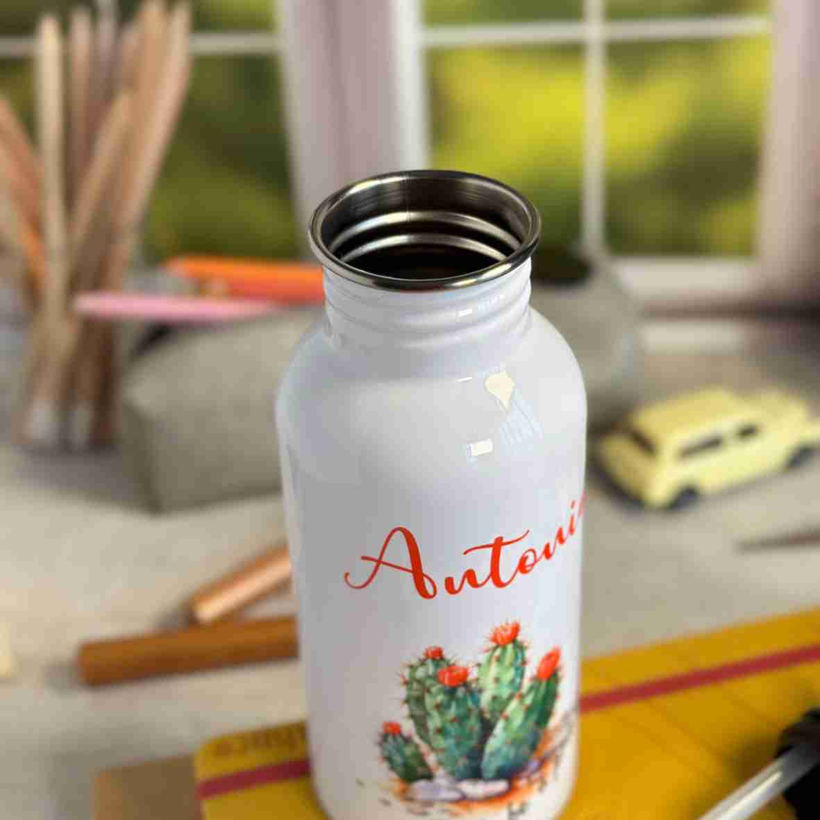 Trinkflasche Edelstahl Kaktus – Antonia