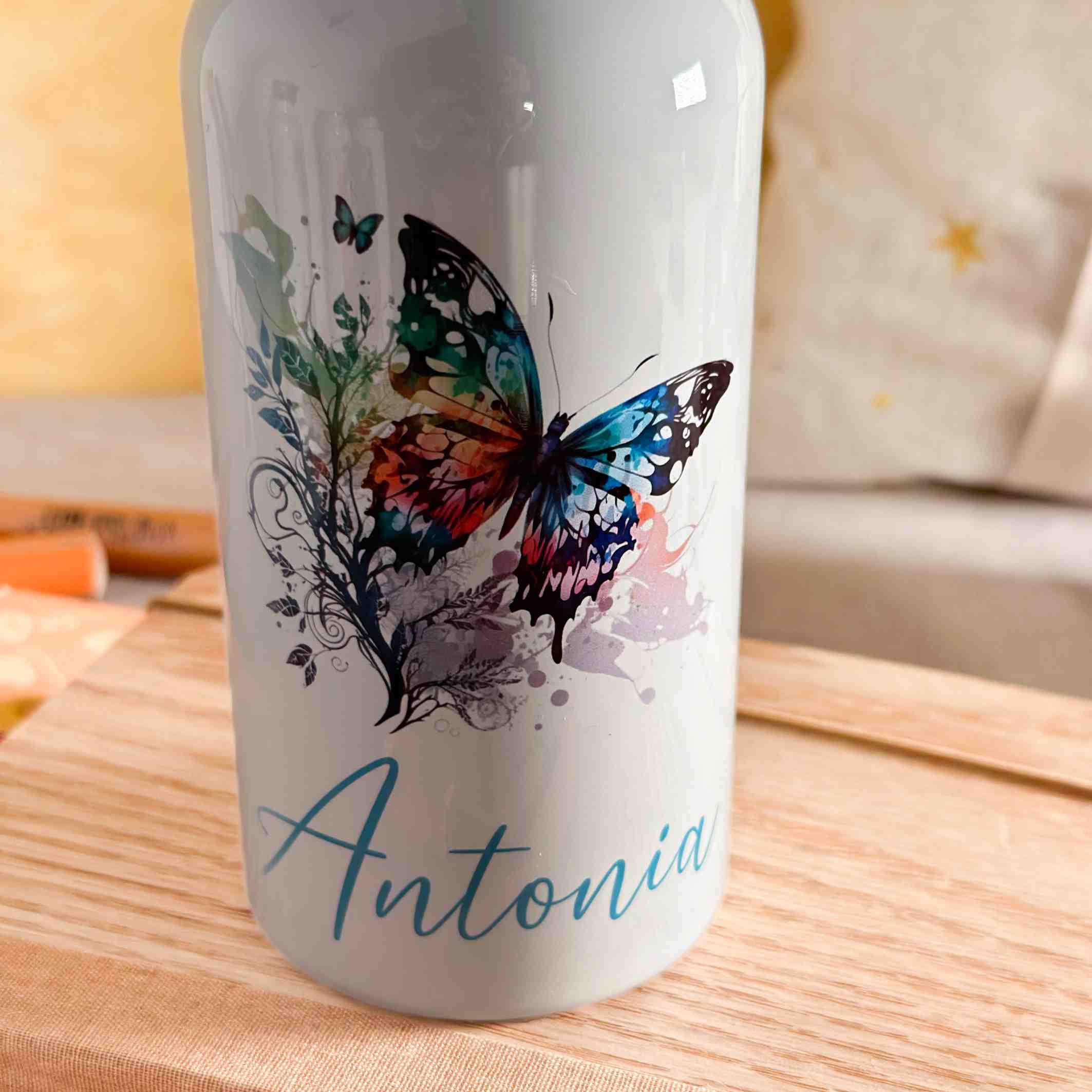 Trinkflasche Edelstahl Schmetterling – Antonia