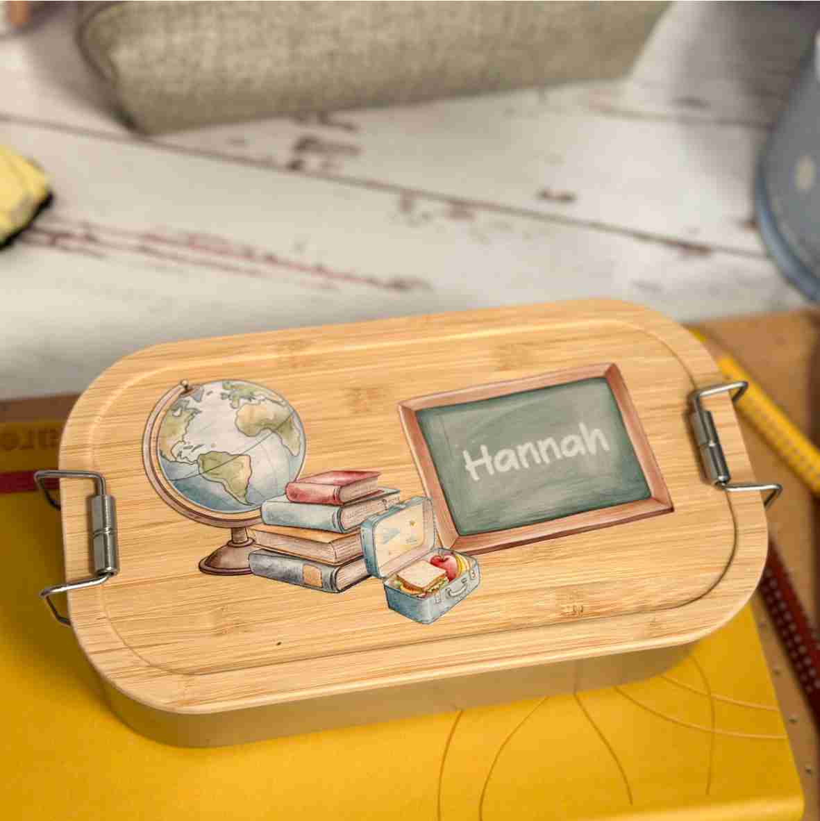 Personalisierte Brotdose Schulmotiv Kinder