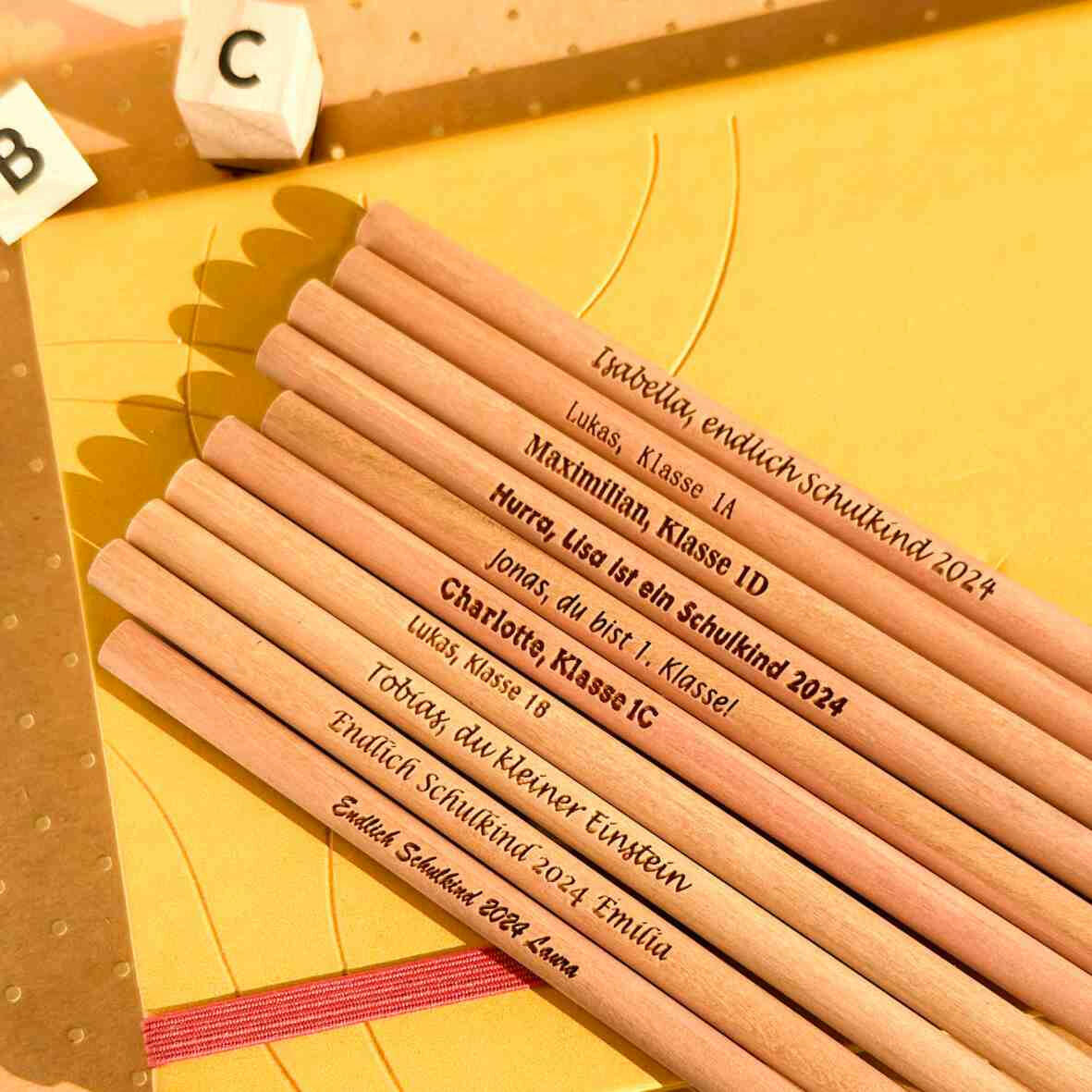 Personalisierter Bleistift, FSC, klimaneutral, 1 Stück.