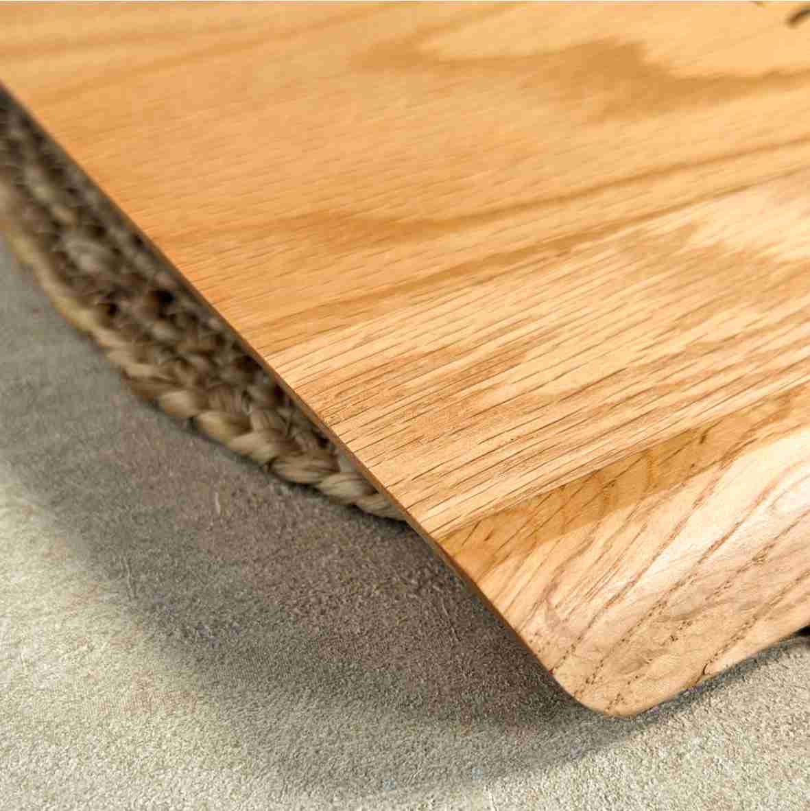 Eichenbrett Gravur Namen Datum Geschenk