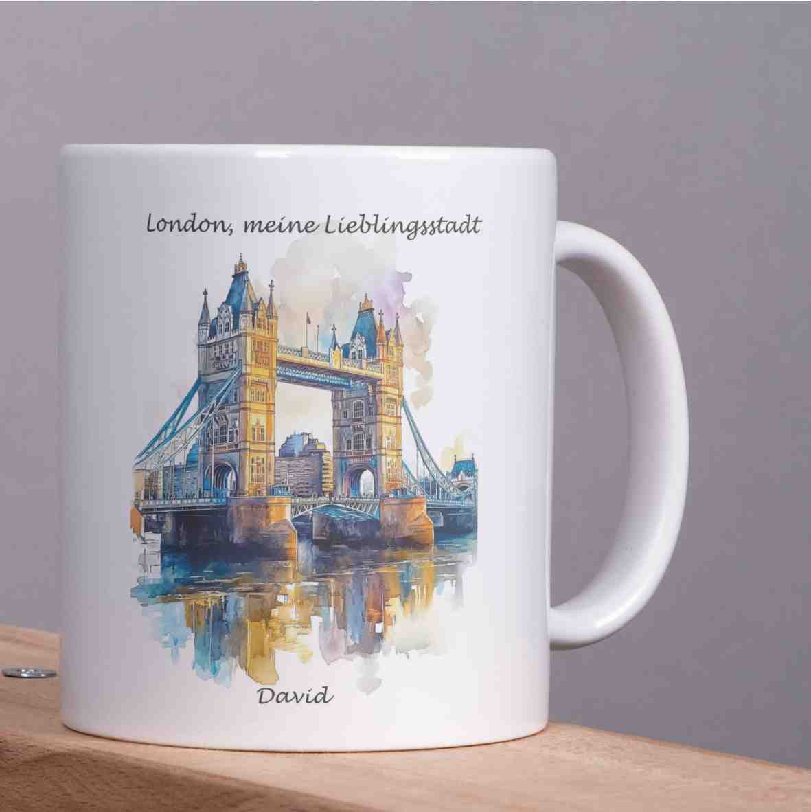 Personalisierte Tasse London - meine Lieblingsstadt