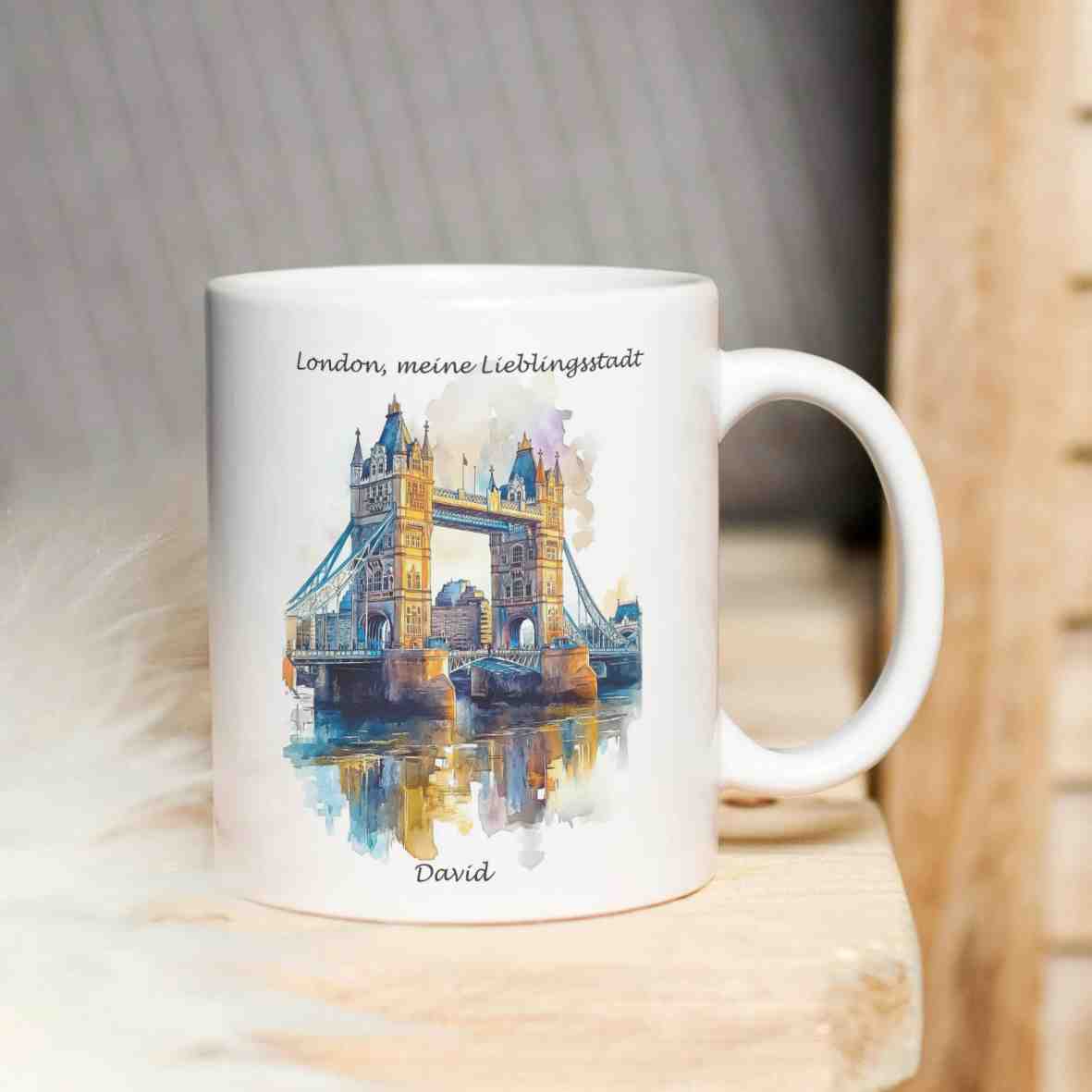 Personalisierte Tasse London - meine Lieblingsstadt