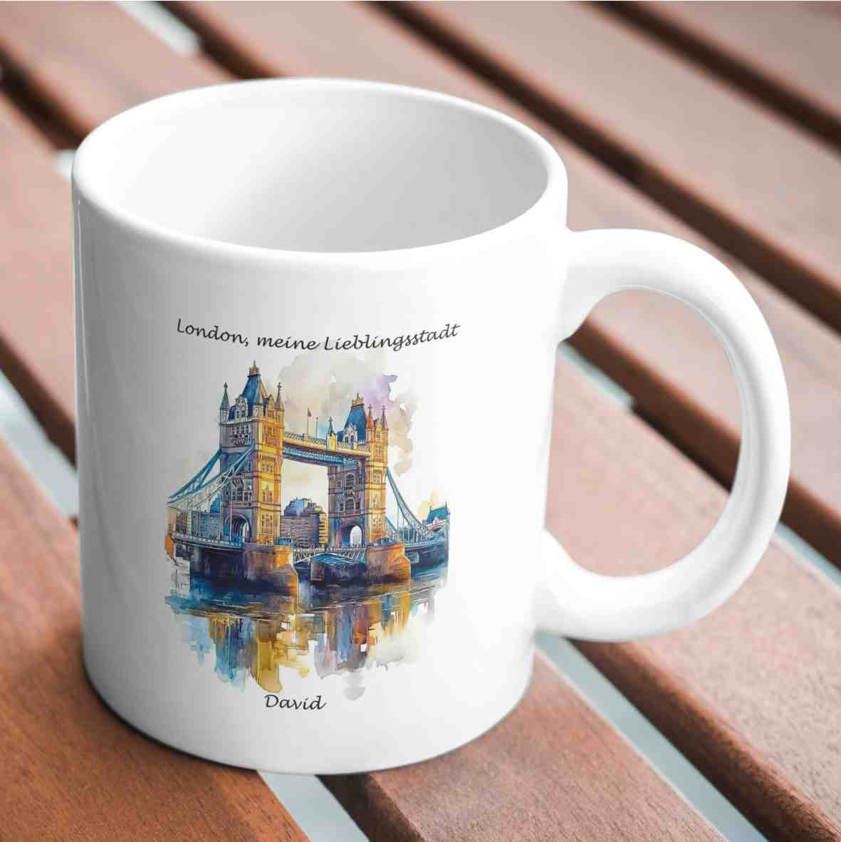 Personalisierte Tasse London - meine Lieblingsstadt