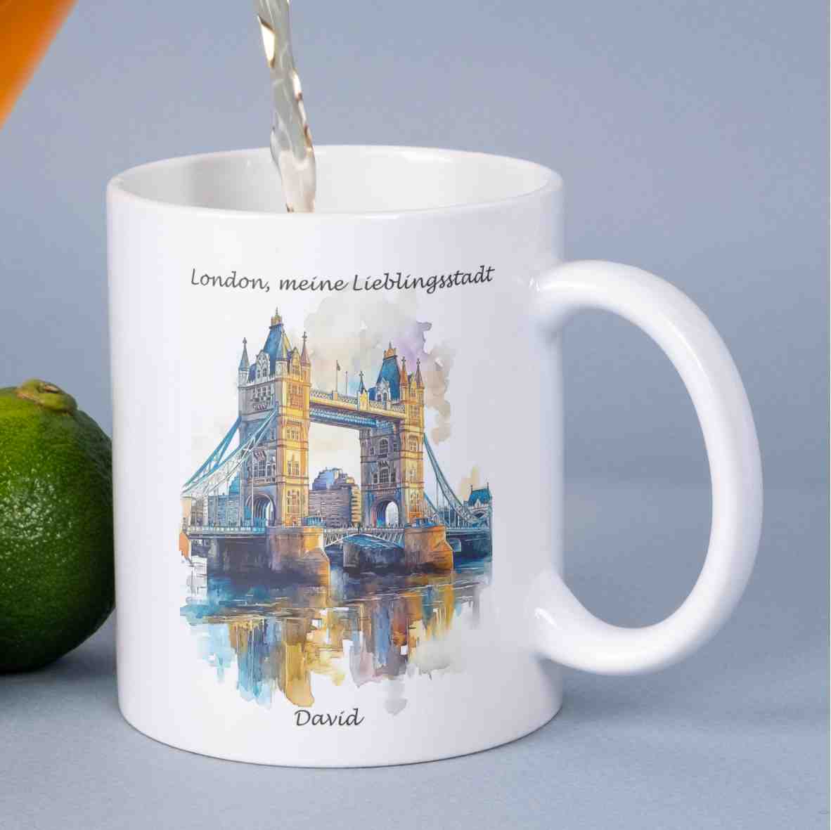 Personalisierte Tasse London - meine Lieblingsstadt