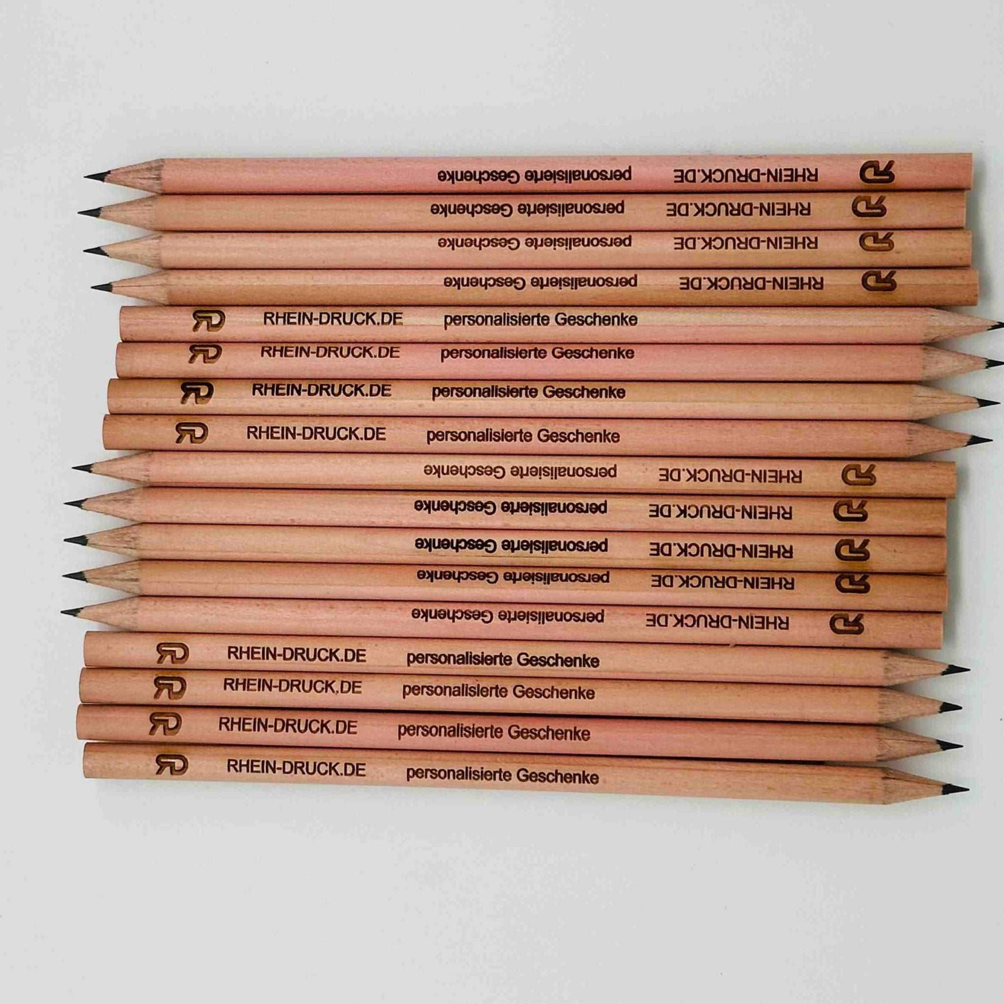 Bleistift mit Namen, für berufliche und private Zwecke, FSC, klimaneutral, 100 Stück Villa-Schwein 