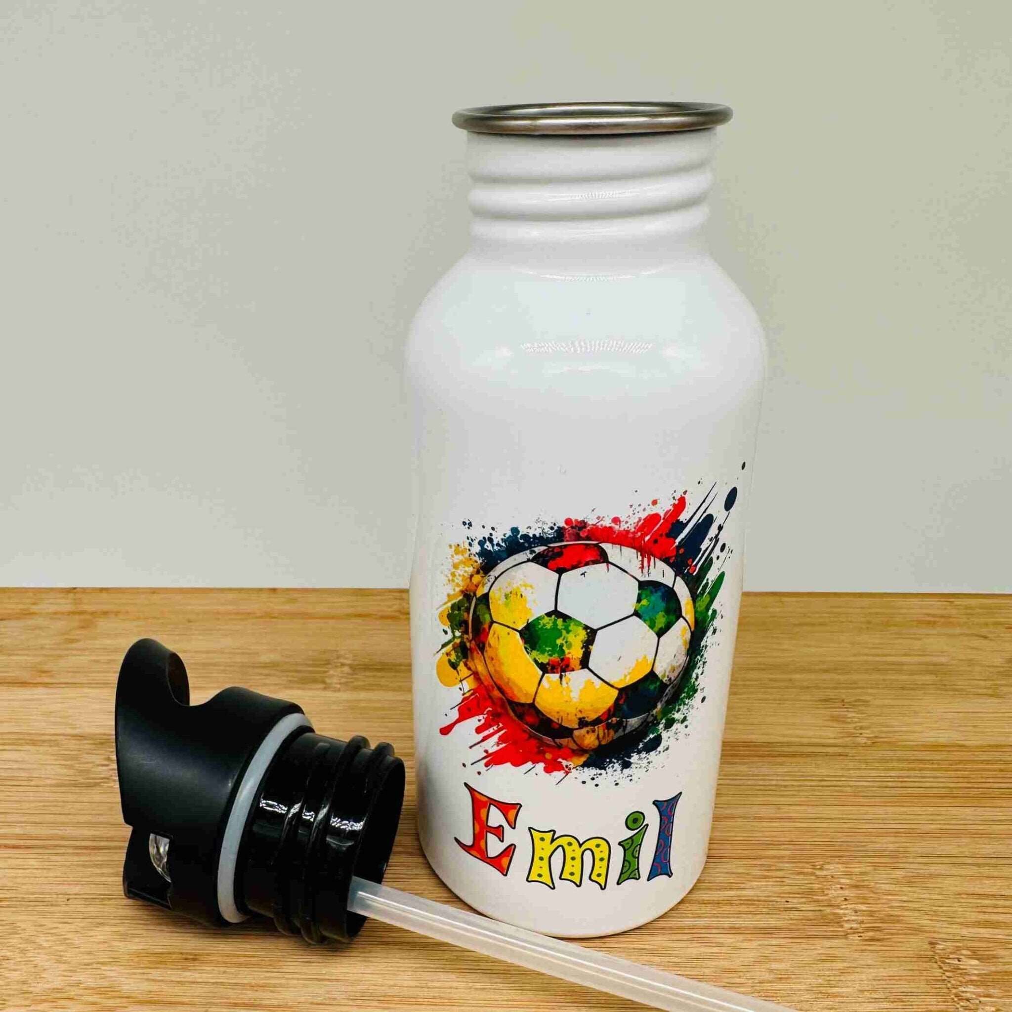 Edelstahl-Trinkflasche Fußball (2) Villa-Schwein 