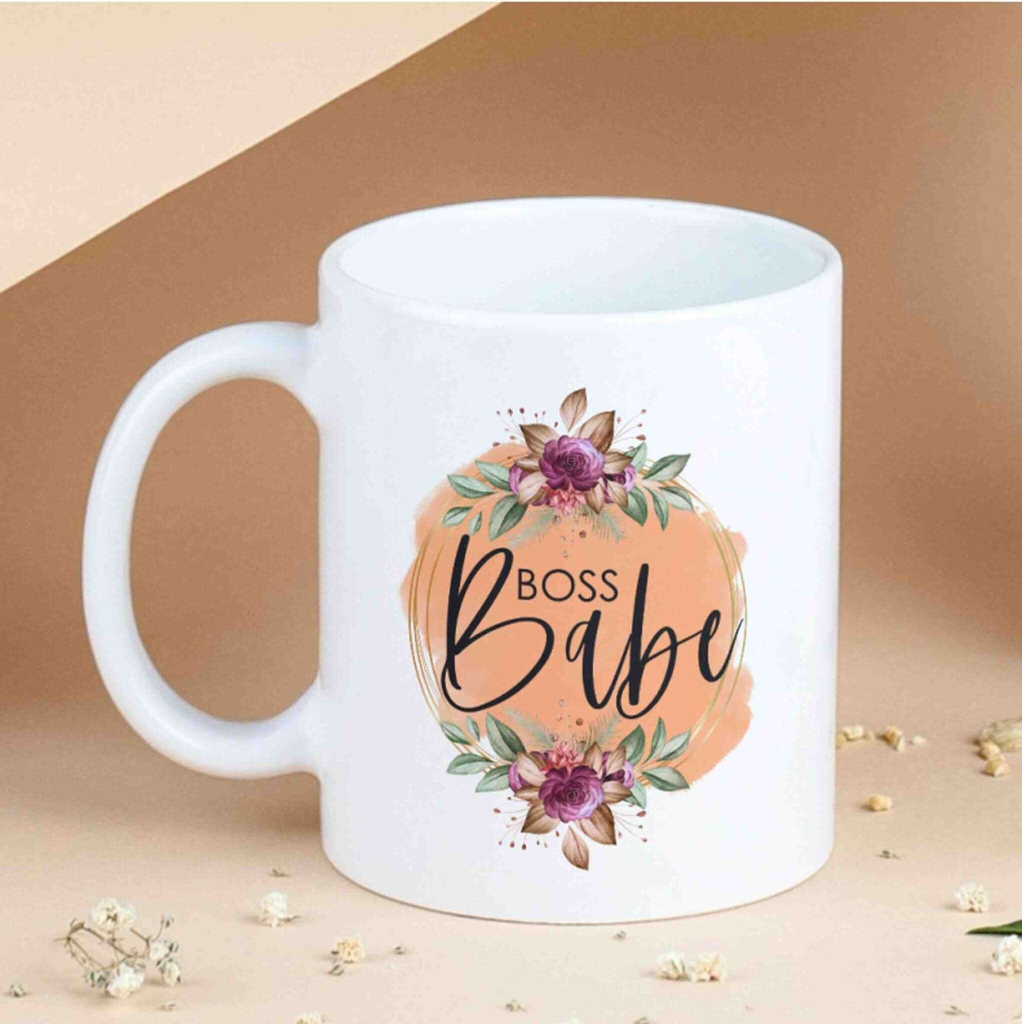 Motivations-Tasse Boss Babe Villa-Schwein 