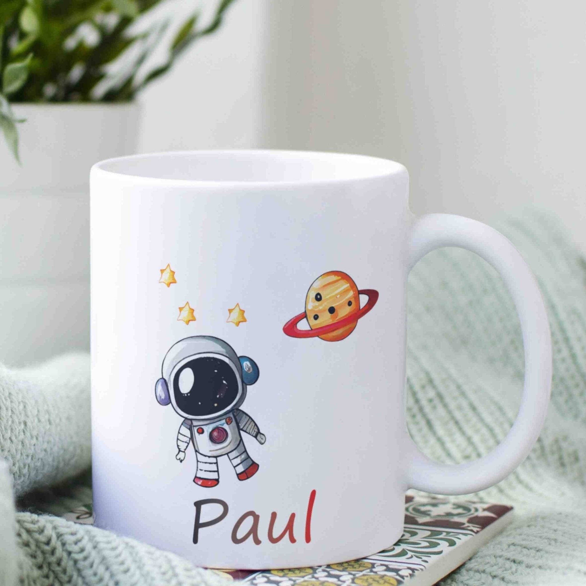 personalisierte Tasse Astronaut Rhein-Druck 