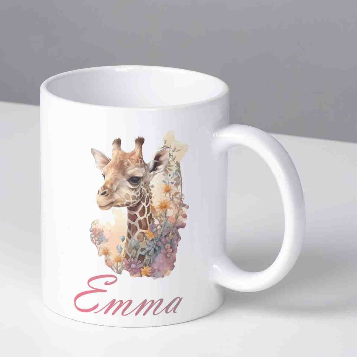 personalisierte Tasse Giraffe Villa-Schwein 