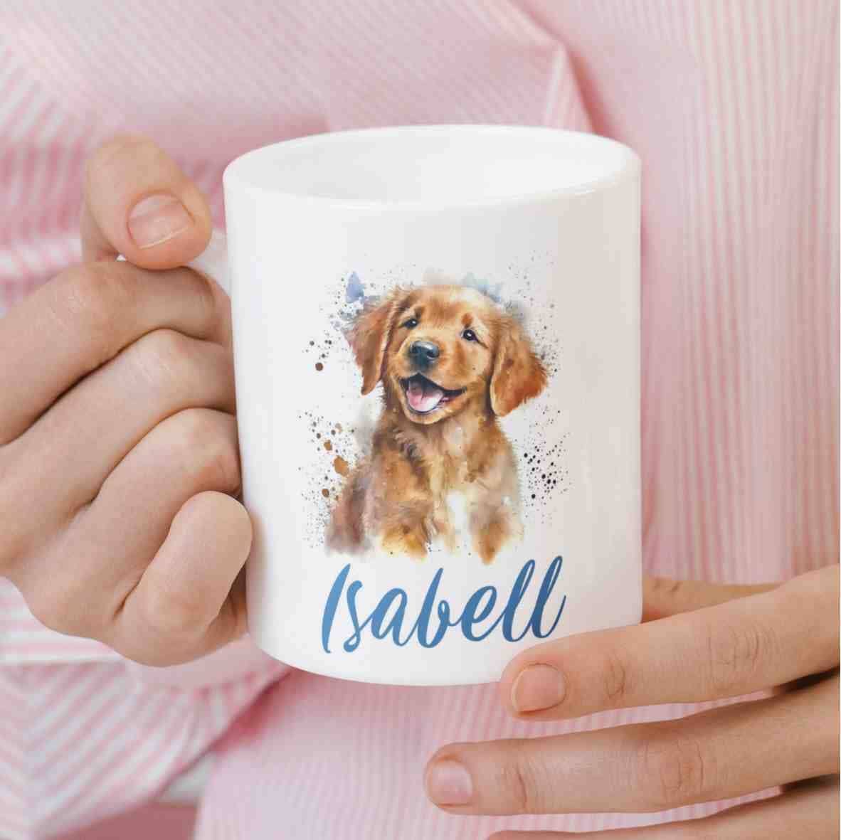 personalisierte Tasse Hund Villa-Schwein 