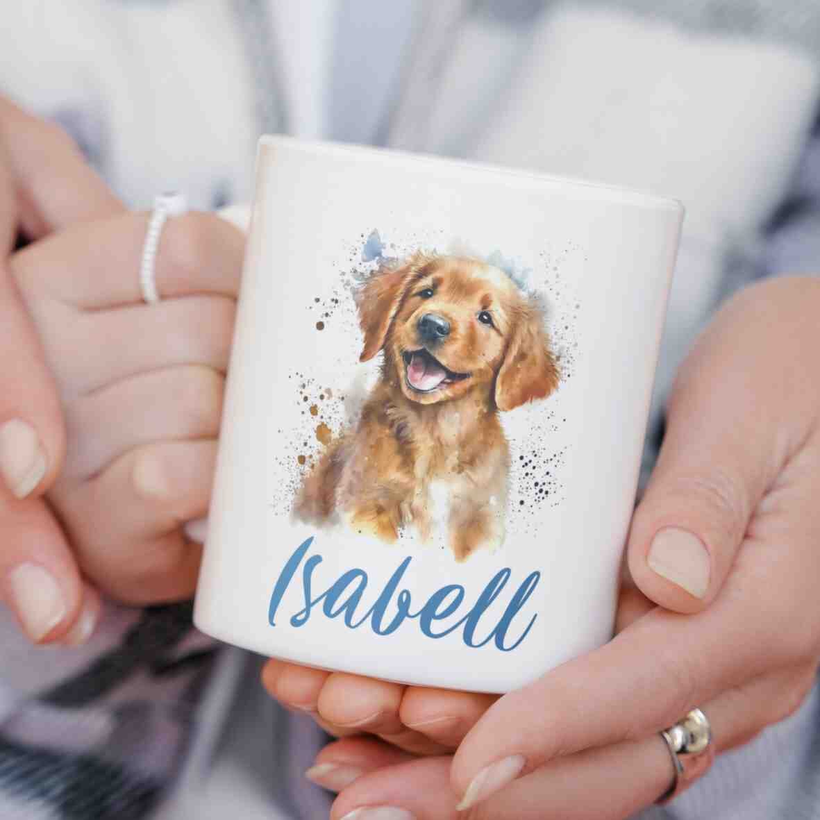 personalisierte Tasse Hund Villa-Schwein 