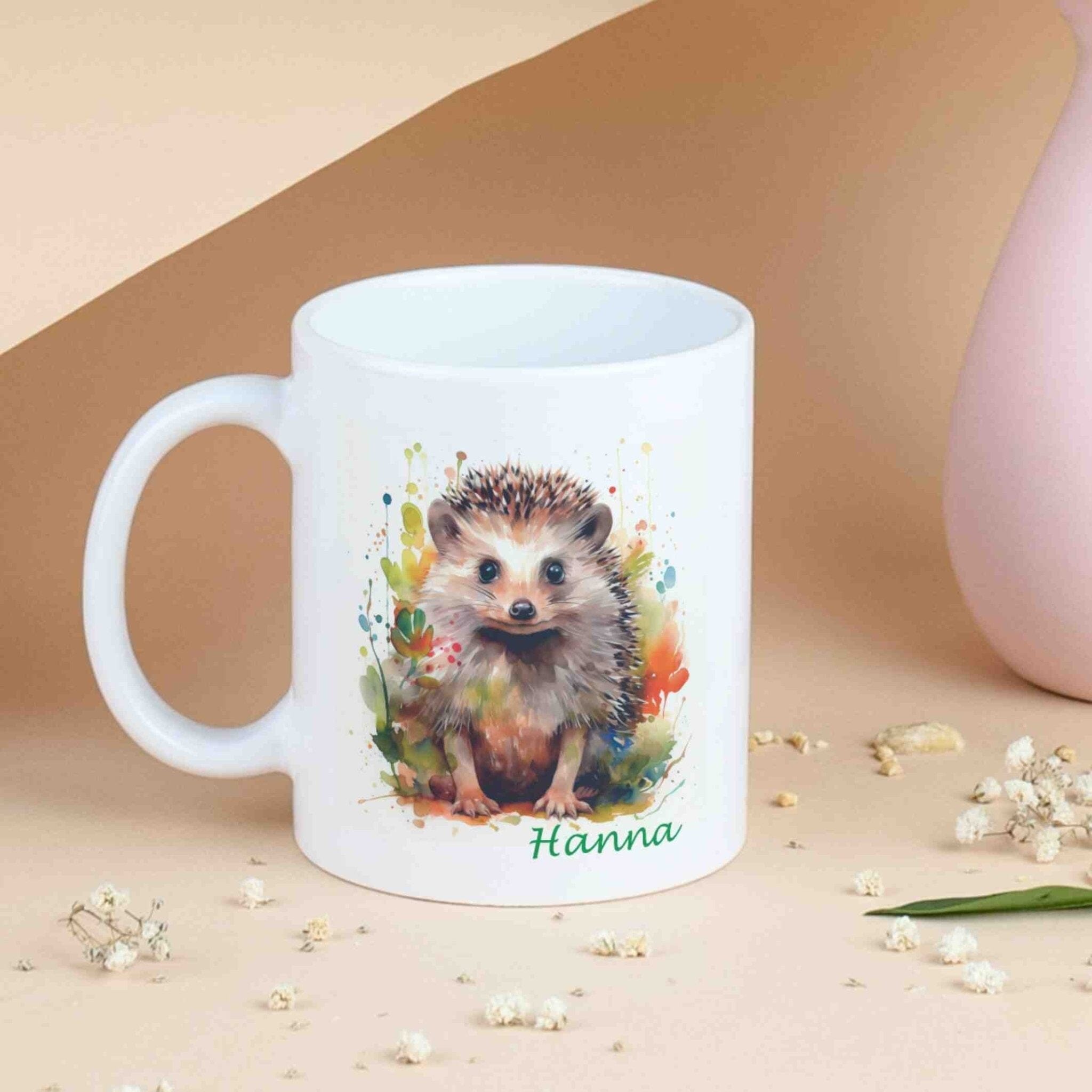 personalisierte Tasse Igel Villa-Schwein 