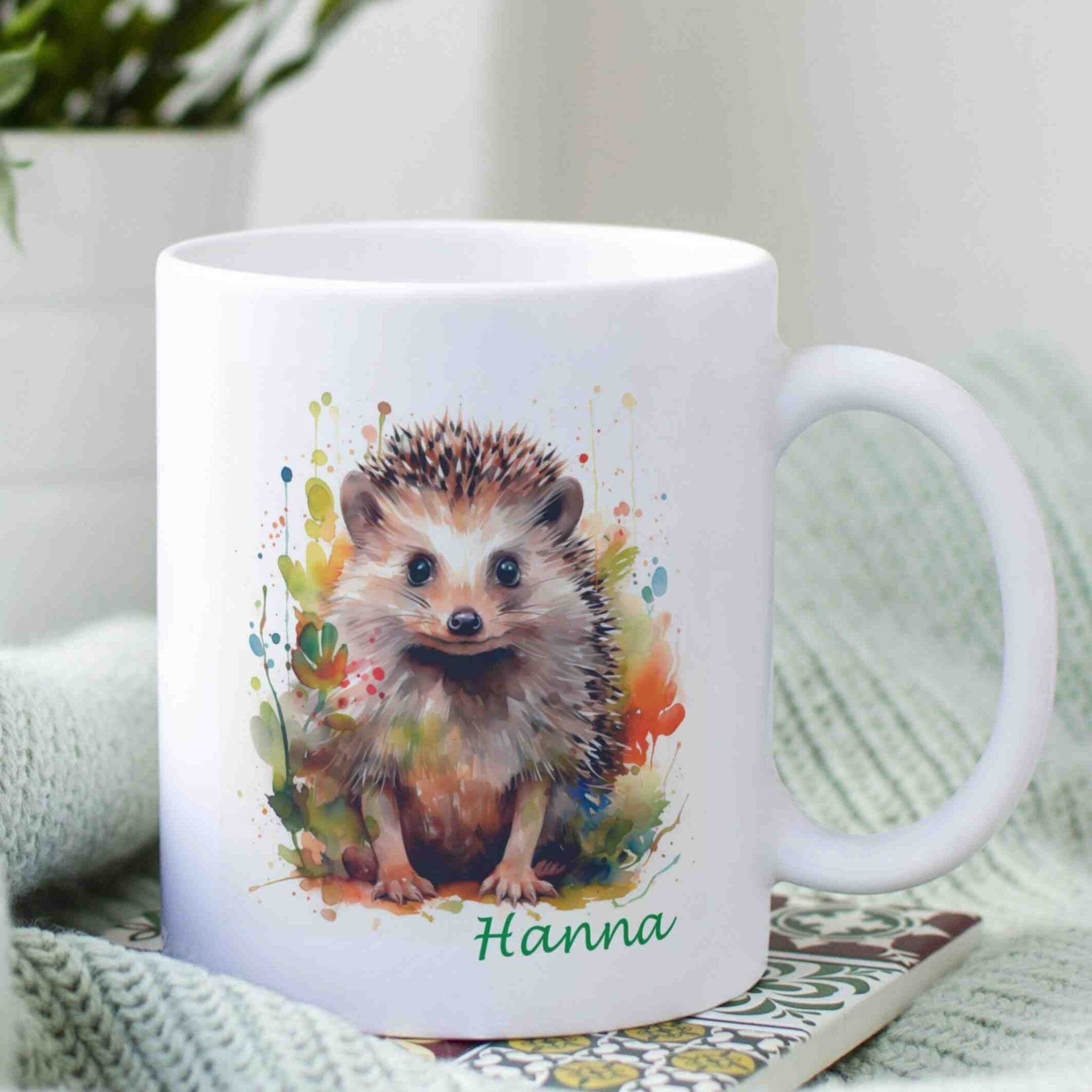 personalisierte Tasse Igel Villa-Schwein 