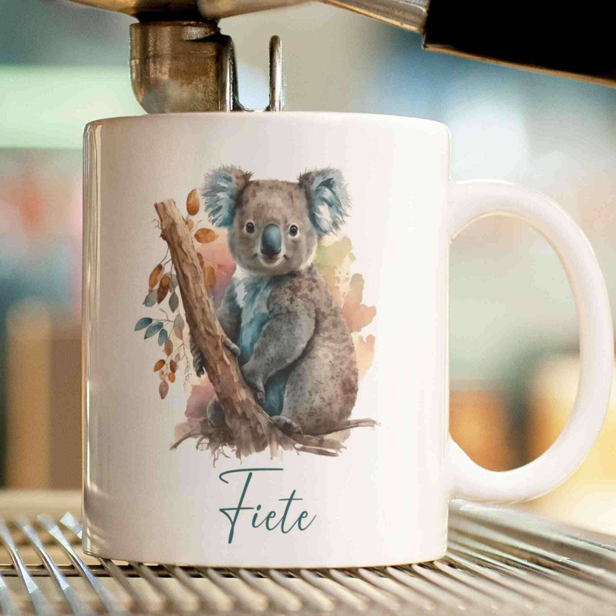 personalisierte Tasse Koala (1) Villa-Schwein 