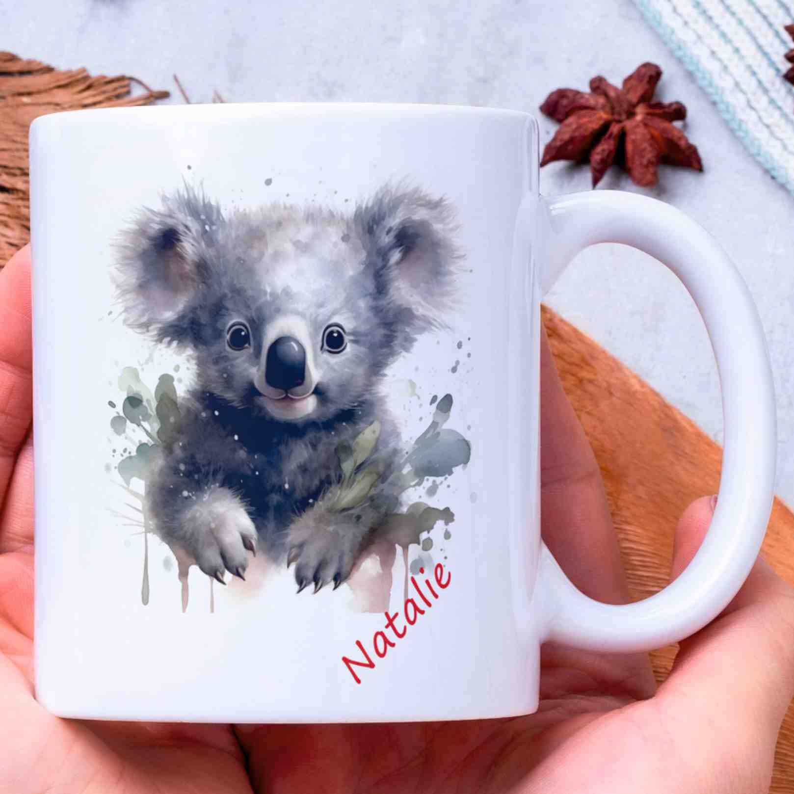 personalisierte Tasse Koala (2) Villa-Schwein 