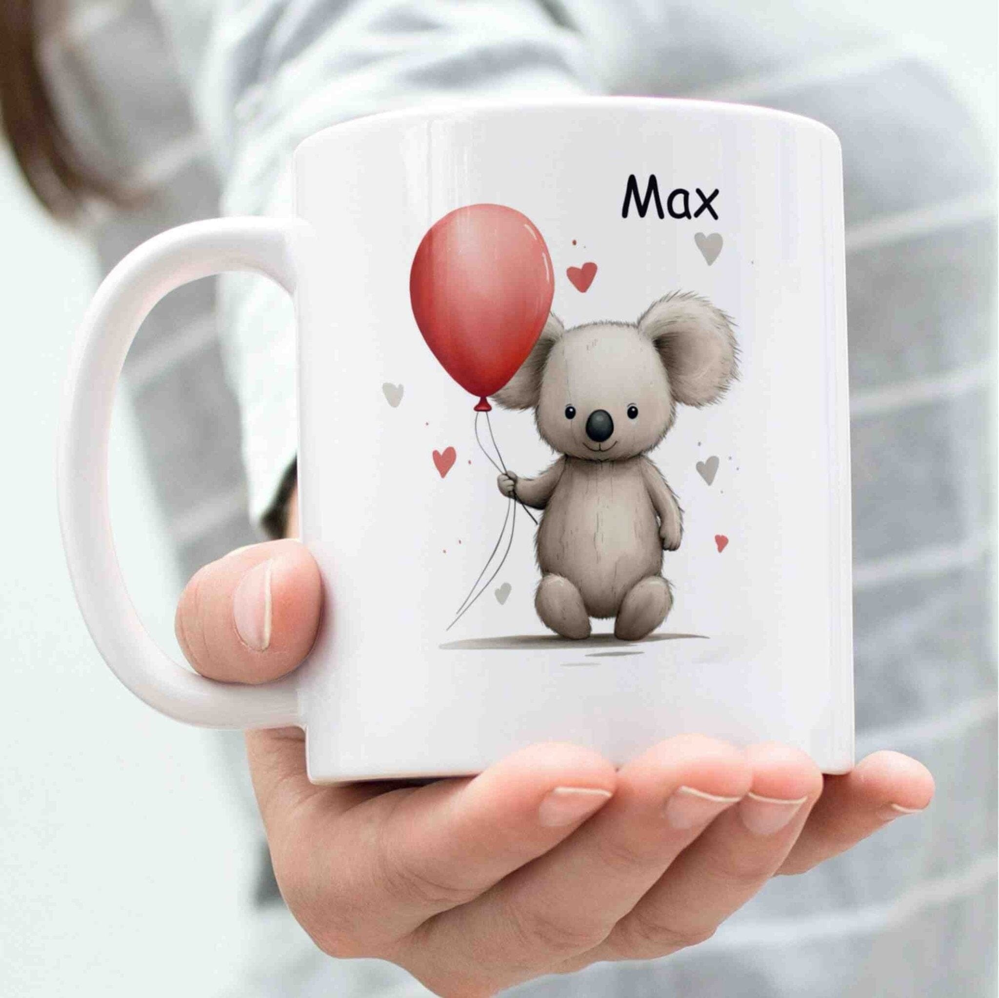 personalisierte Tasse Koala Ballon Villa-Schwein 