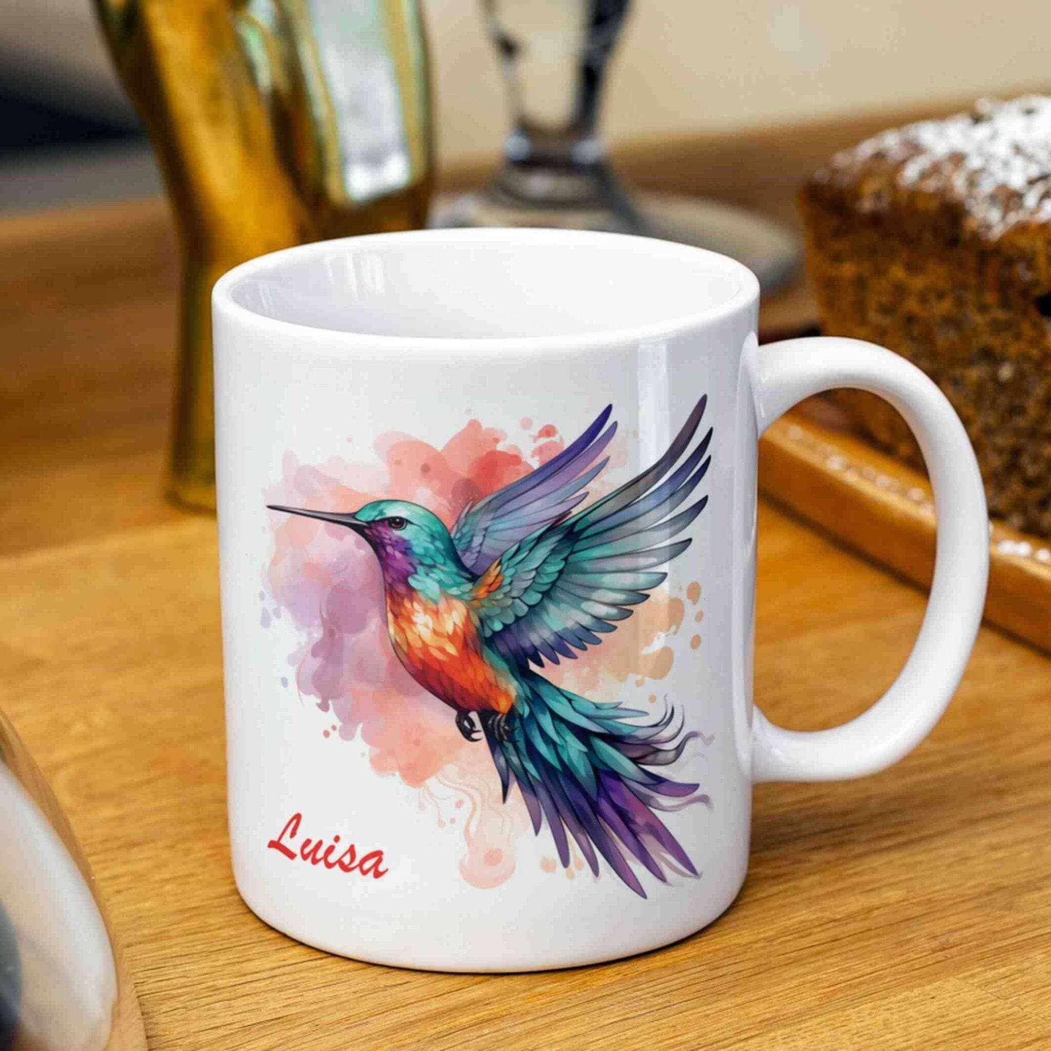 personalisierte Tasse Kolibri Villa-Schwein 