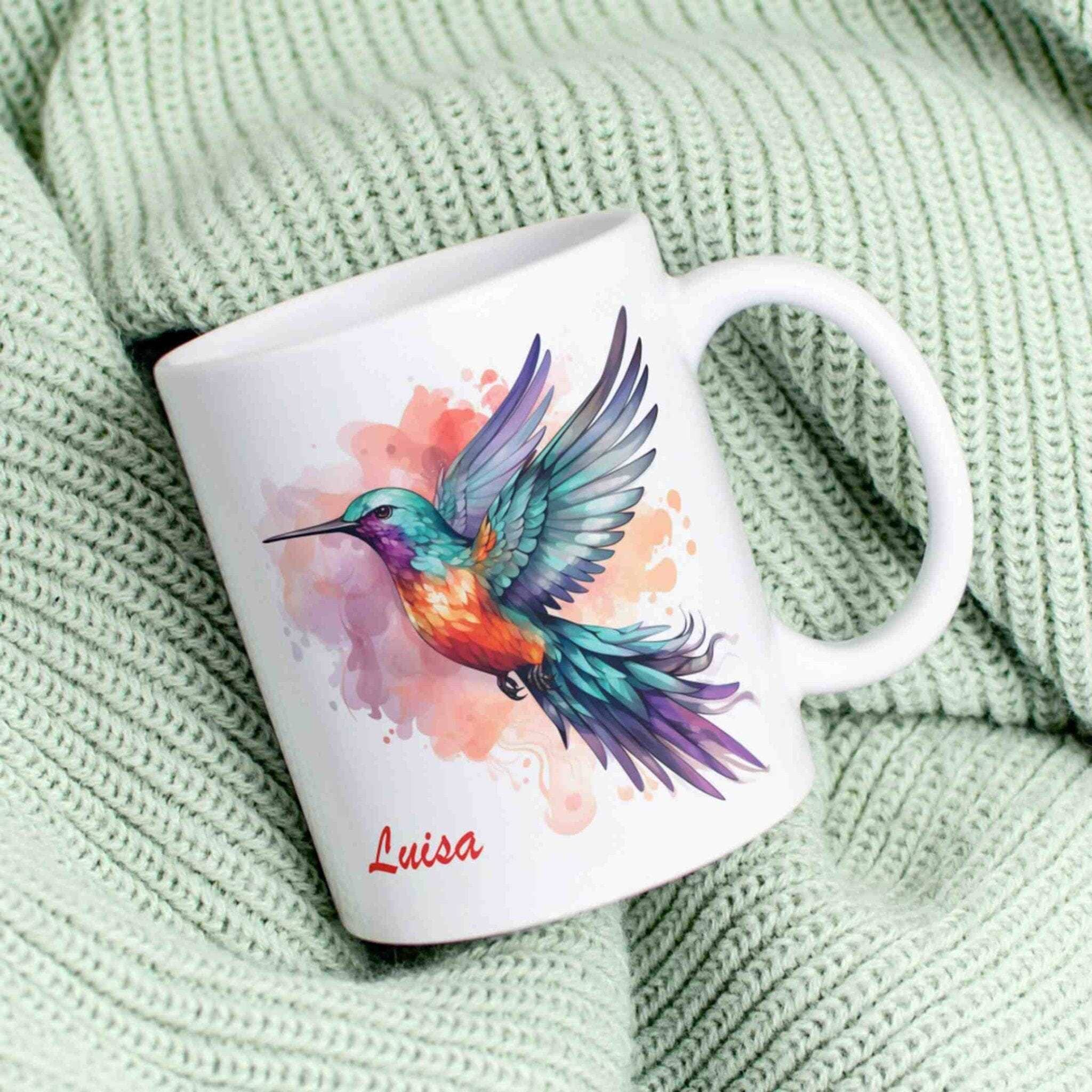 personalisierte Tasse Kolibri Villa-Schwein 