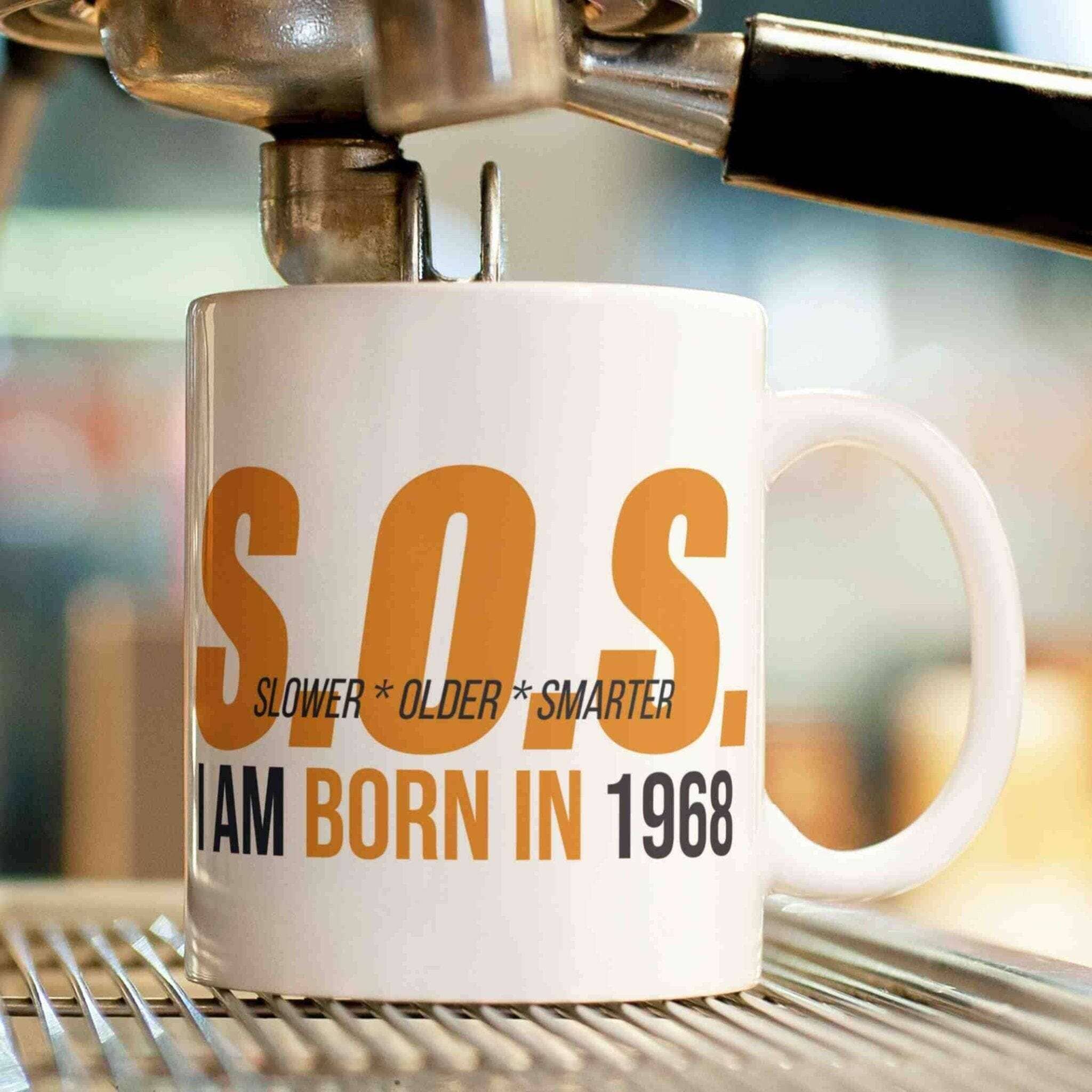 personalisierte Tasse S.O.S. (2)-Grafik Villa-Schwein 