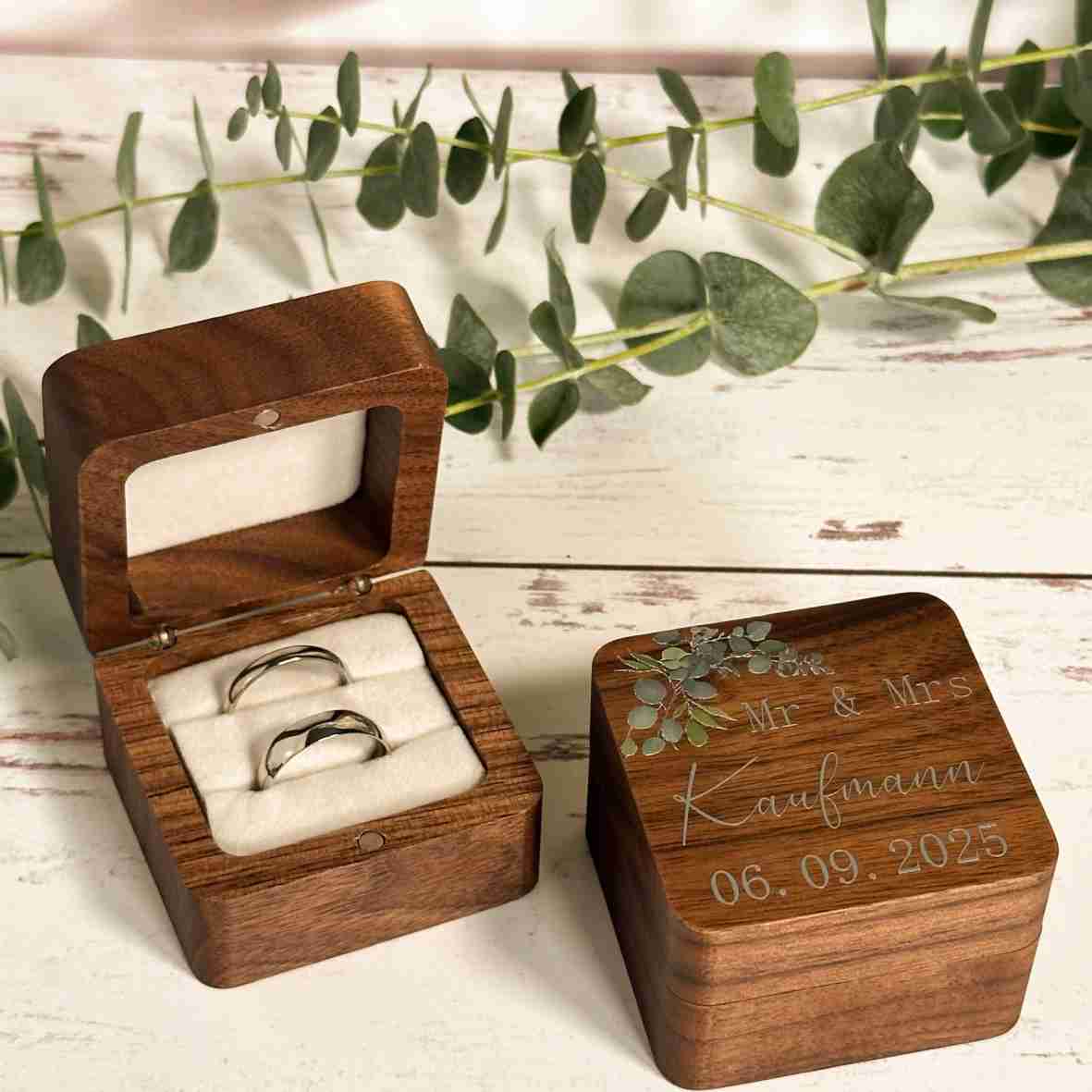 Ringbox Holz Eukalyptus Design