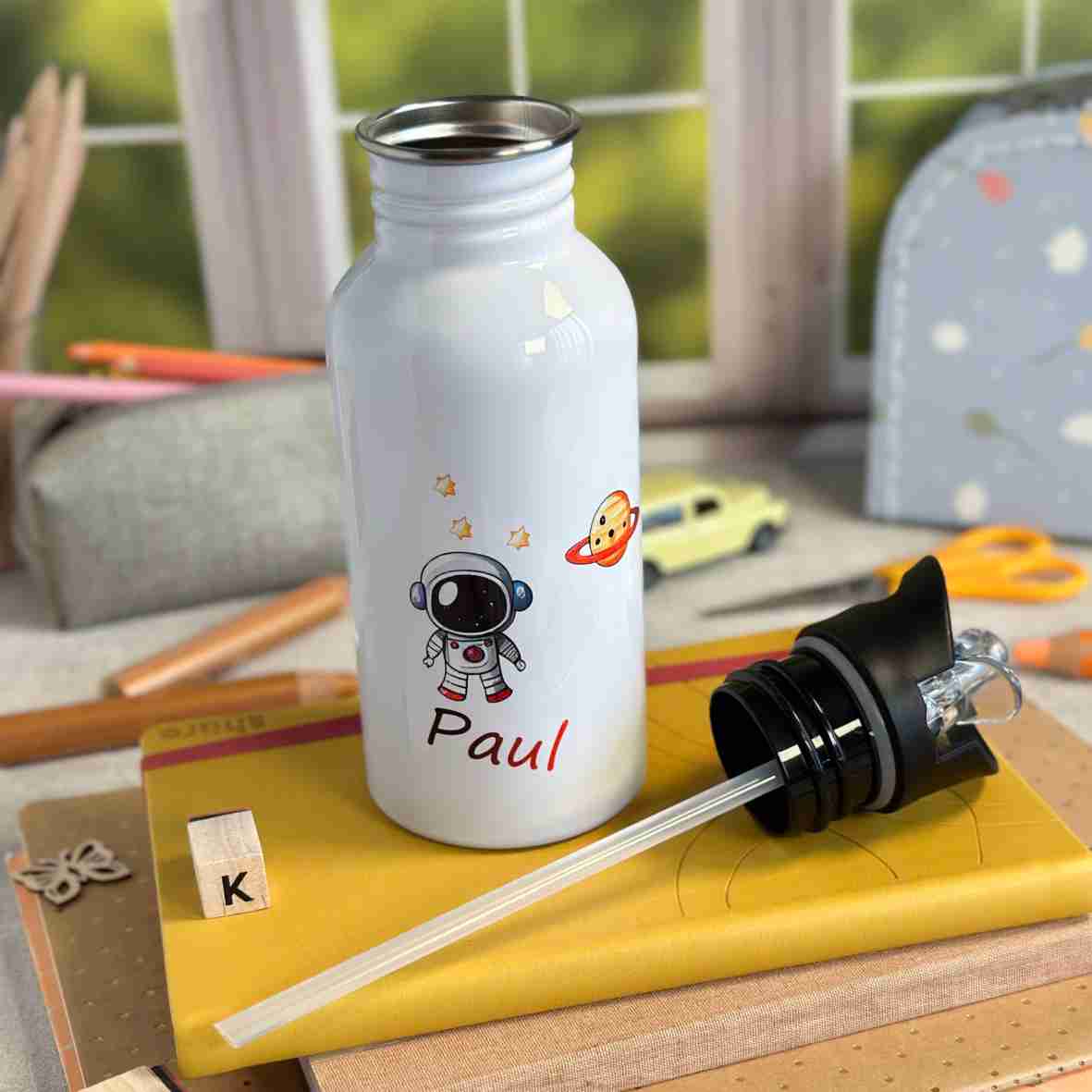 Trinkflasche Edelstahl Astronaut – Paul