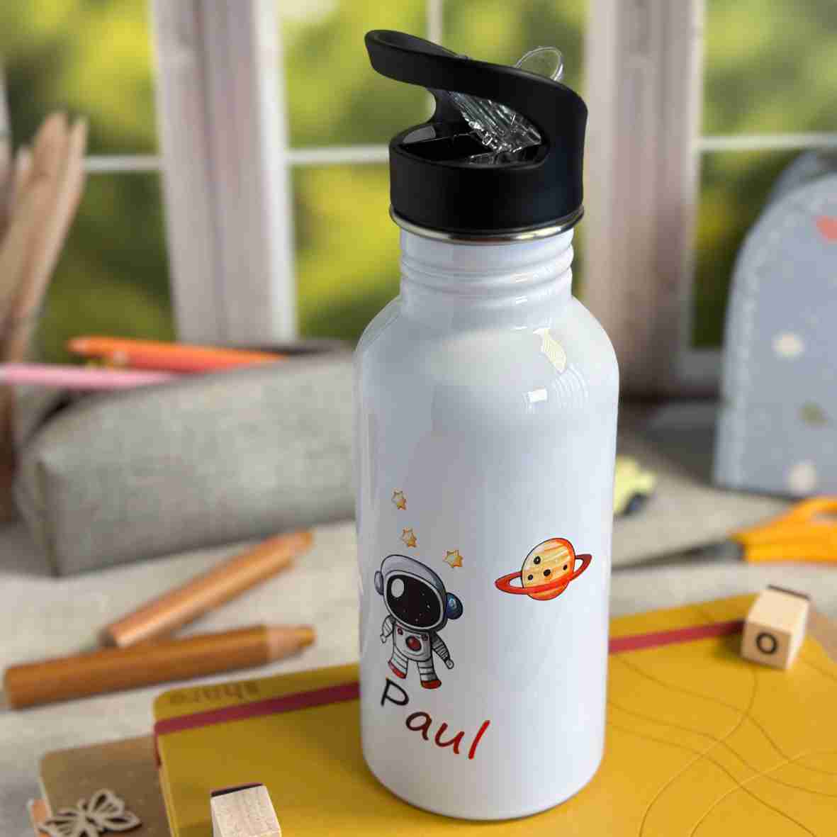Trinkflasche Edelstahl Astronaut – Paul