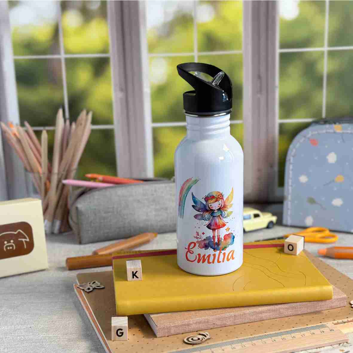 Trinkflasche Edelstahl Fee – Emilia