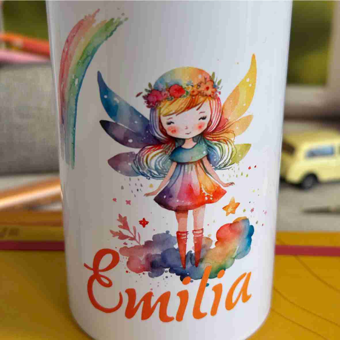 Trinkflasche Edelstahl Fee – Emilia
