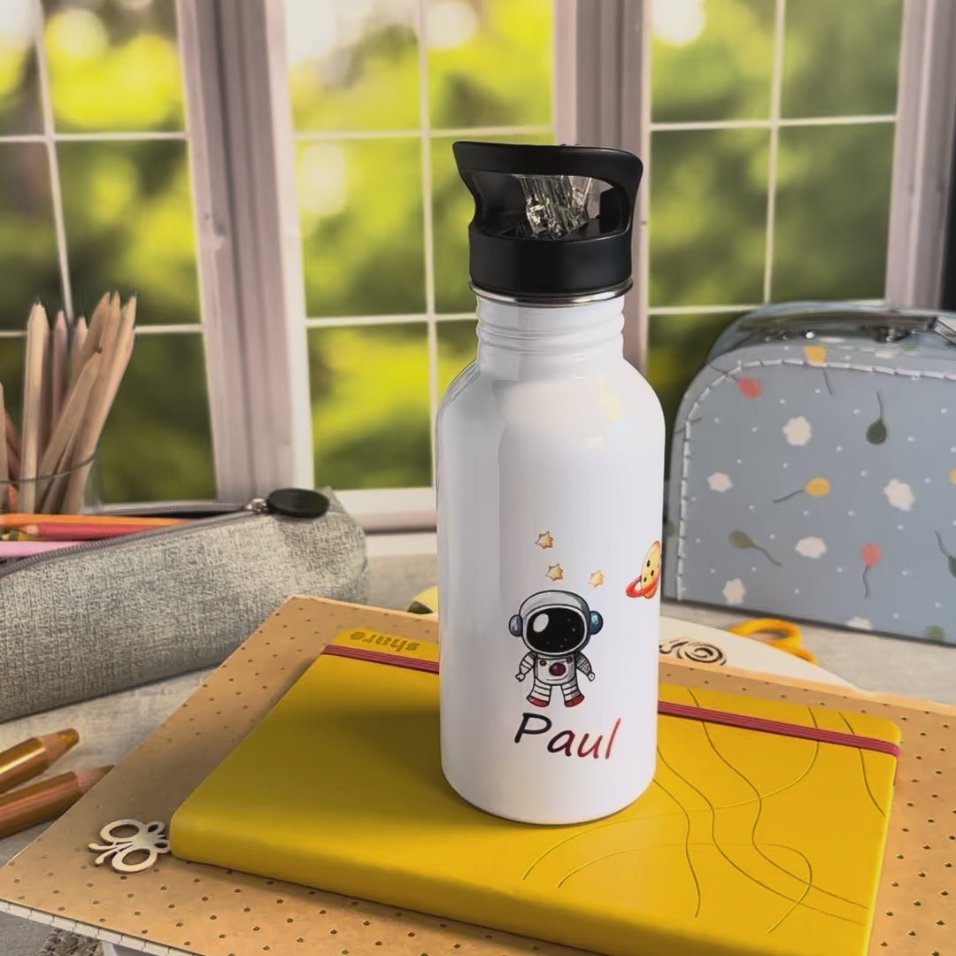 Trinkflasche Edelstahl Astronaut – Paul
